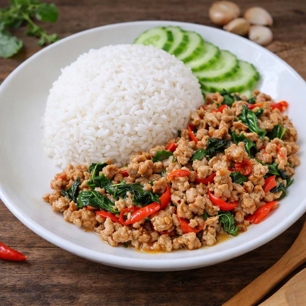 กระเพราหมู