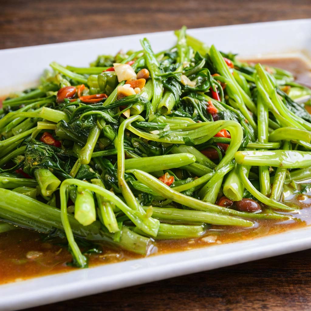 ผัดผักบุ้งไฟแดง