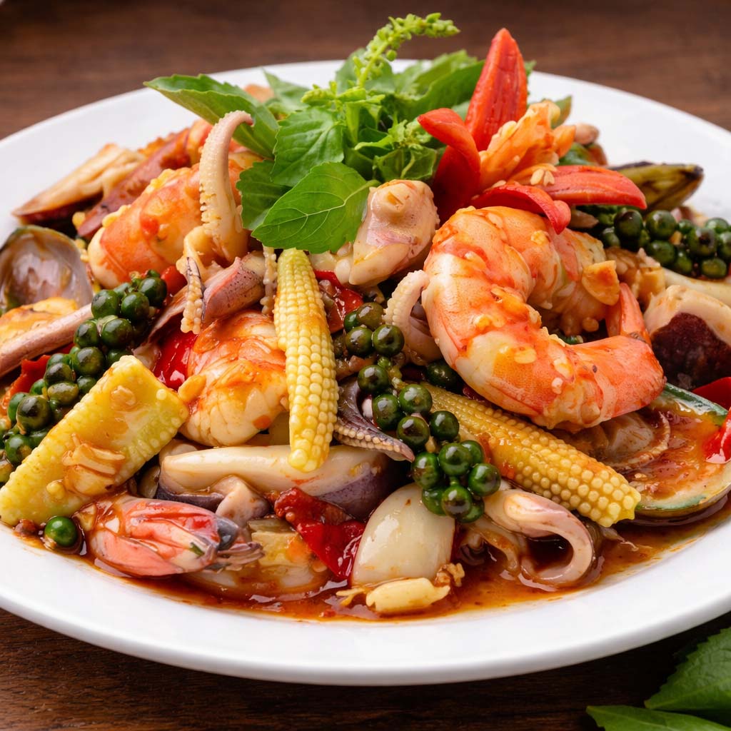 ผัดขี้เมาทะเล