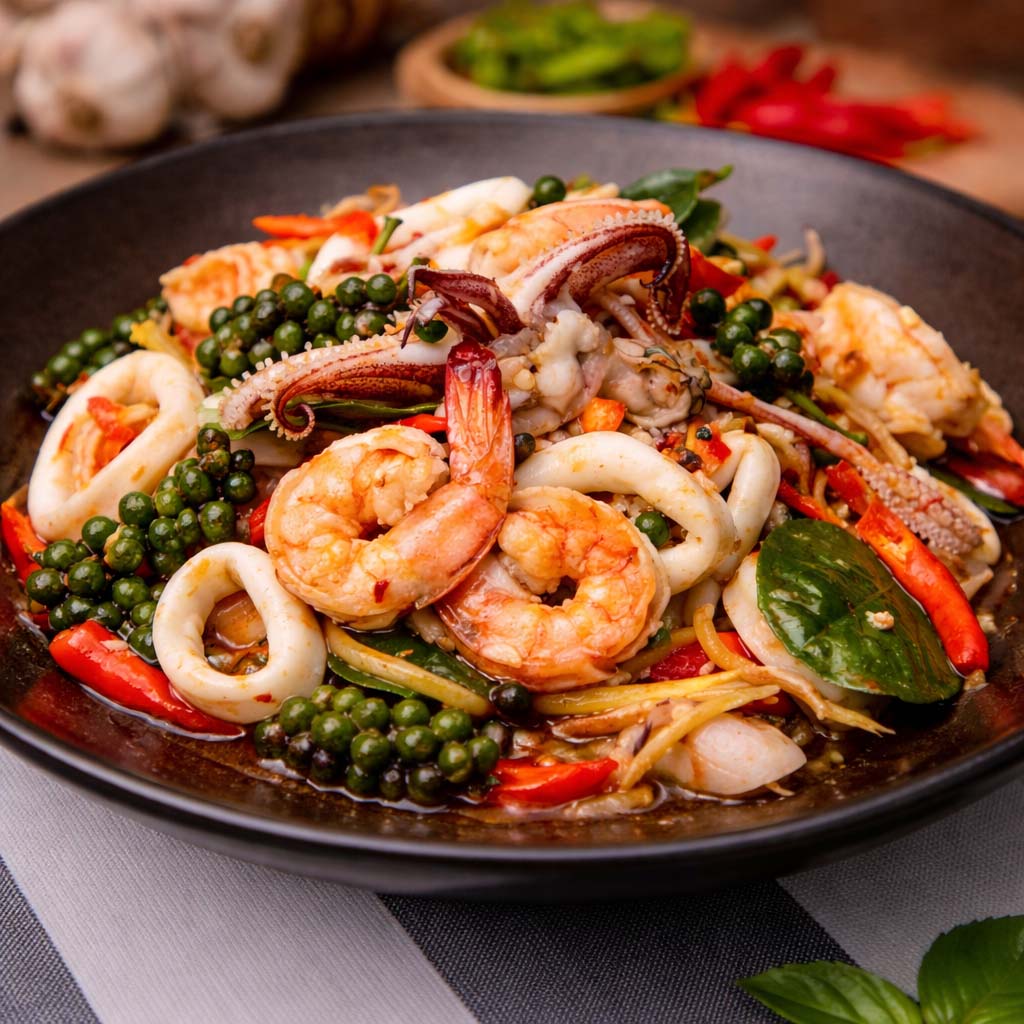 ผัดฉ่าทะเล