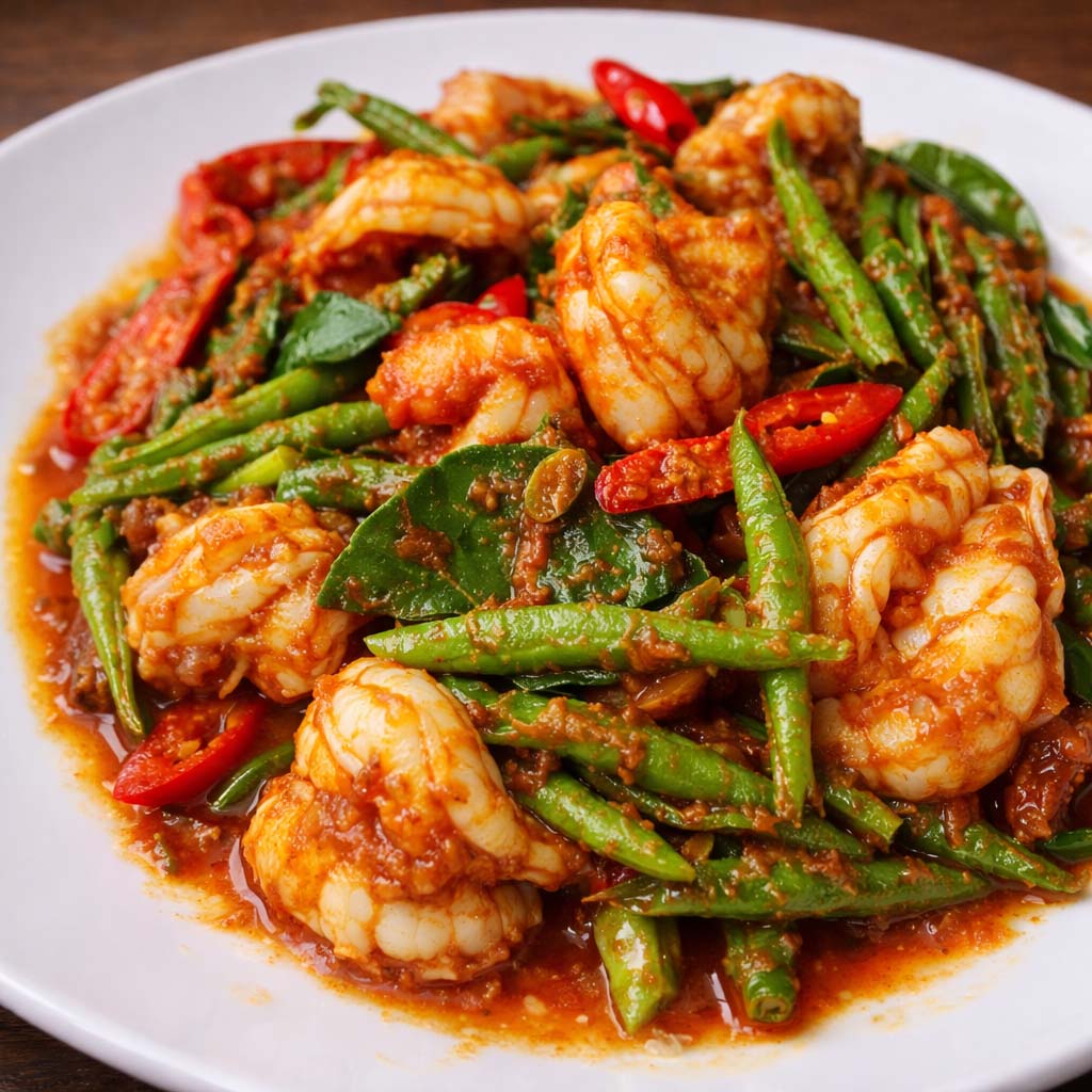 ผัดพริกแกงทะเล