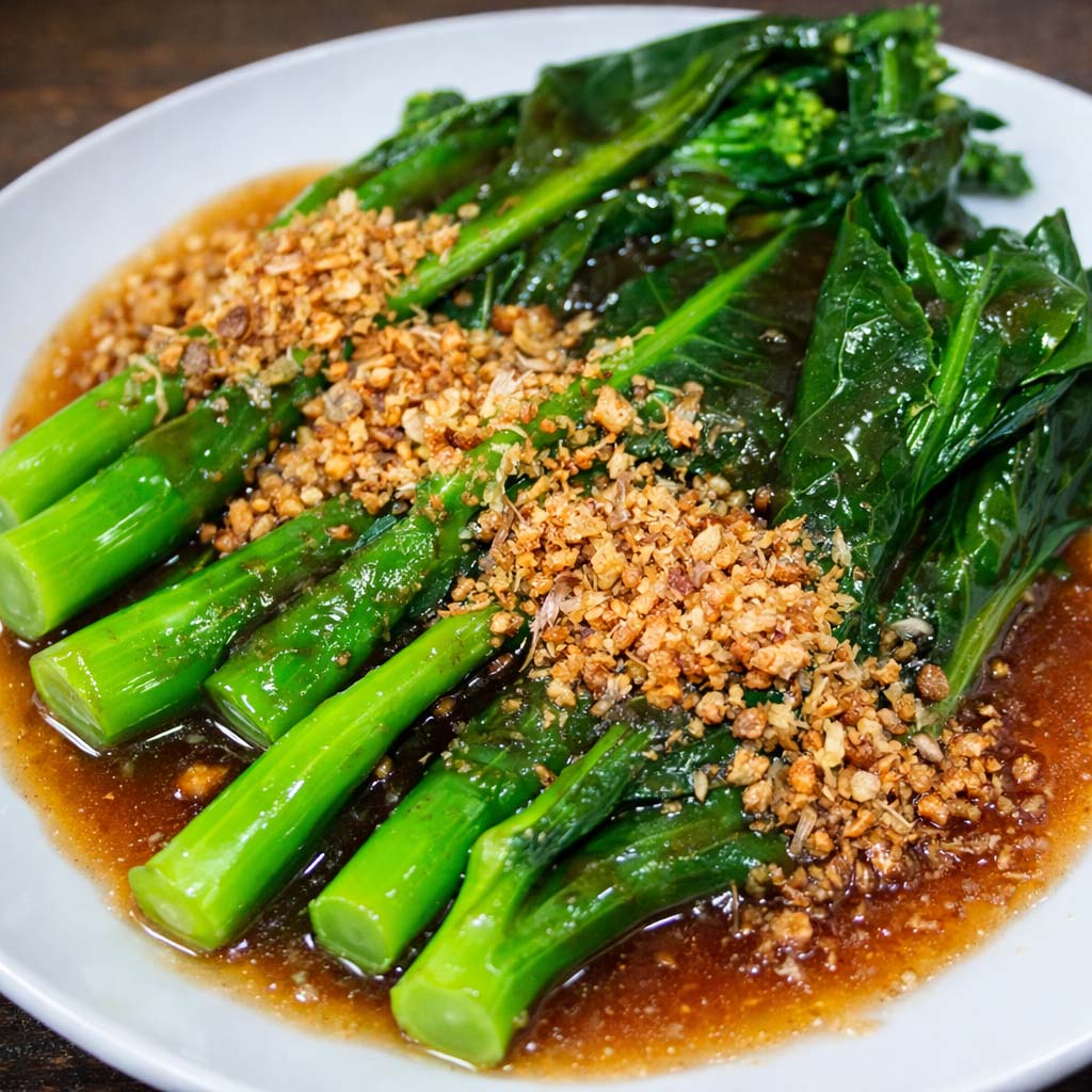 คะน้าน้ำมันหอย