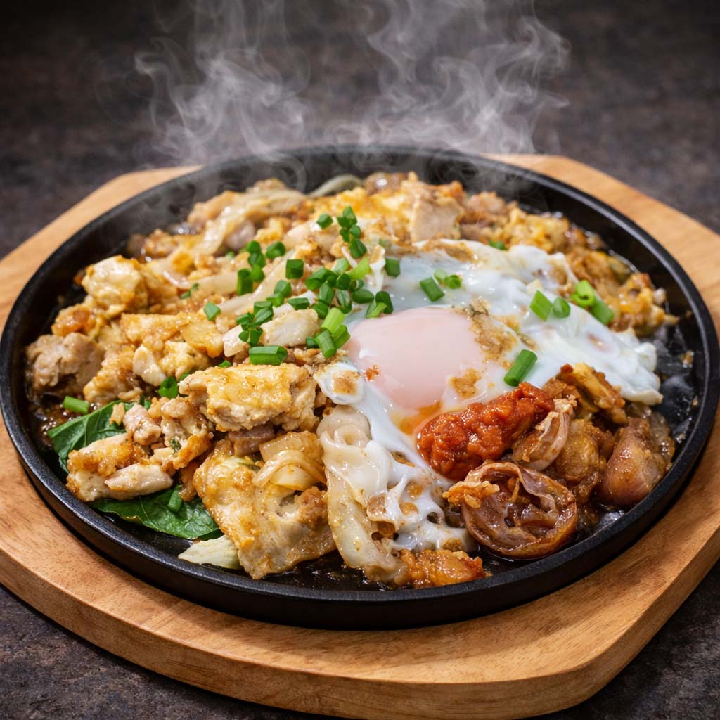 ก๋วยเตี๋ยวคั่วทะเลกระทะร้อน