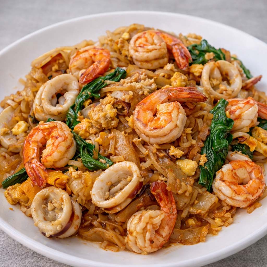 ผัดซีอิ๋วทะเล