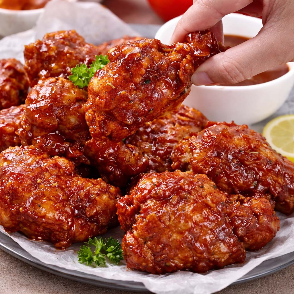 ไก่ทอดเบียร์โซล BBQ