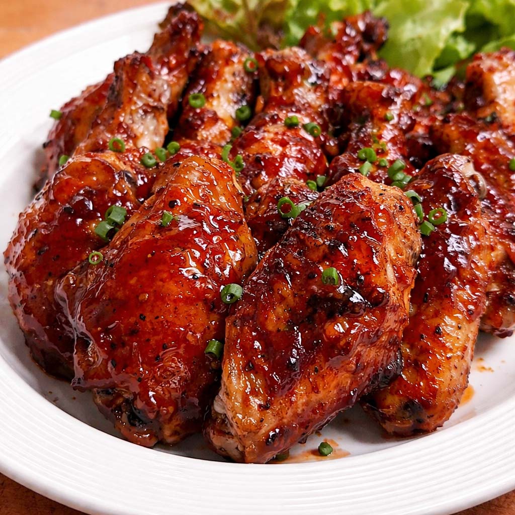 ปีกไก่ทอดBBQ