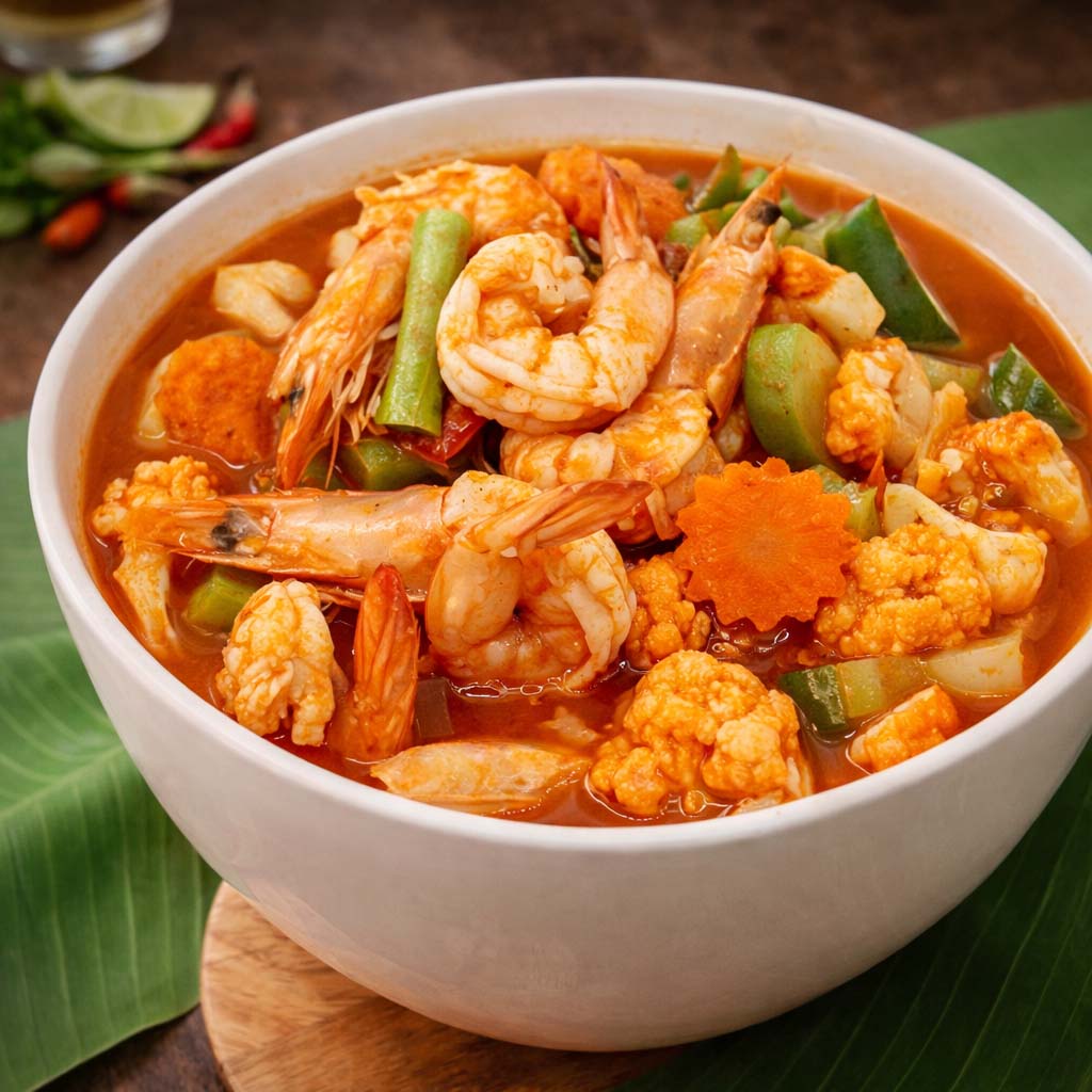 แกงส้มผักรวมกุ้ง