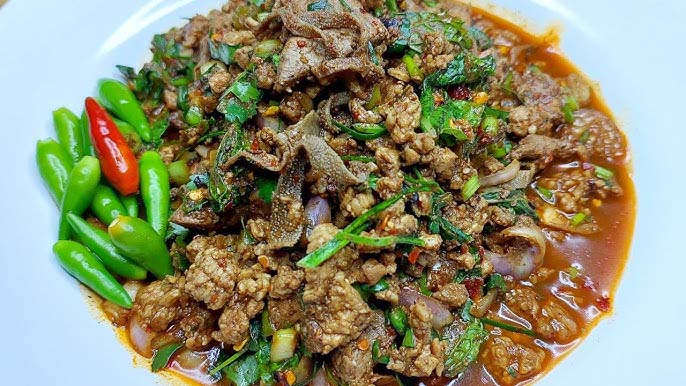 ลาบเนื้อ