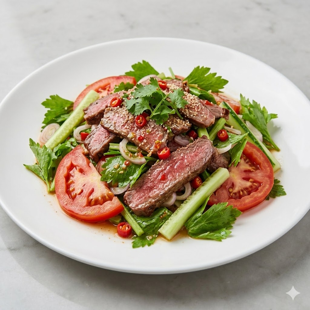 ยำเนื้อย่าง