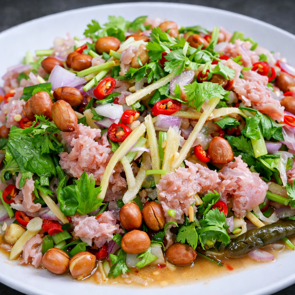 ยำแหนมสด