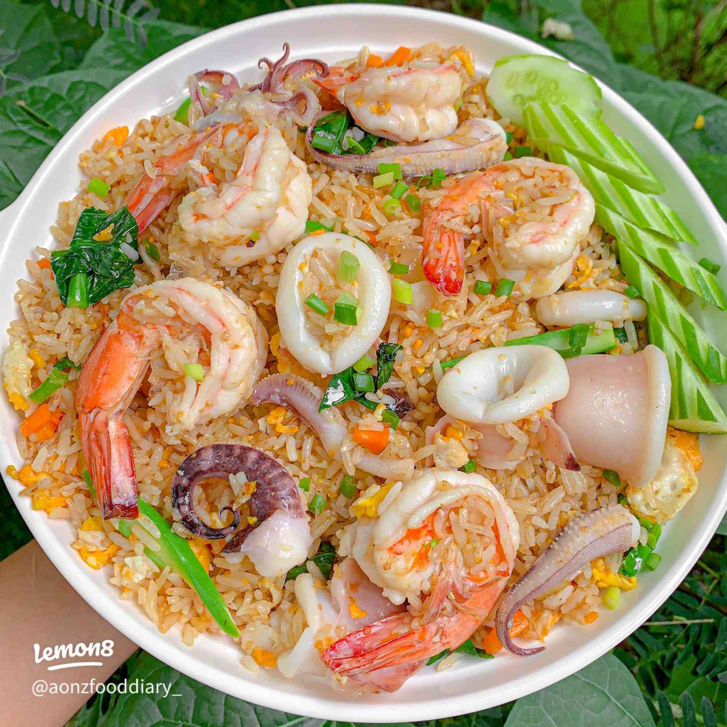 ข้าวผัดทะเลรวมปู (ใหญ่)